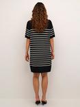 KAFFE Lizza T-Shirt Dress, Turtledove Stripe