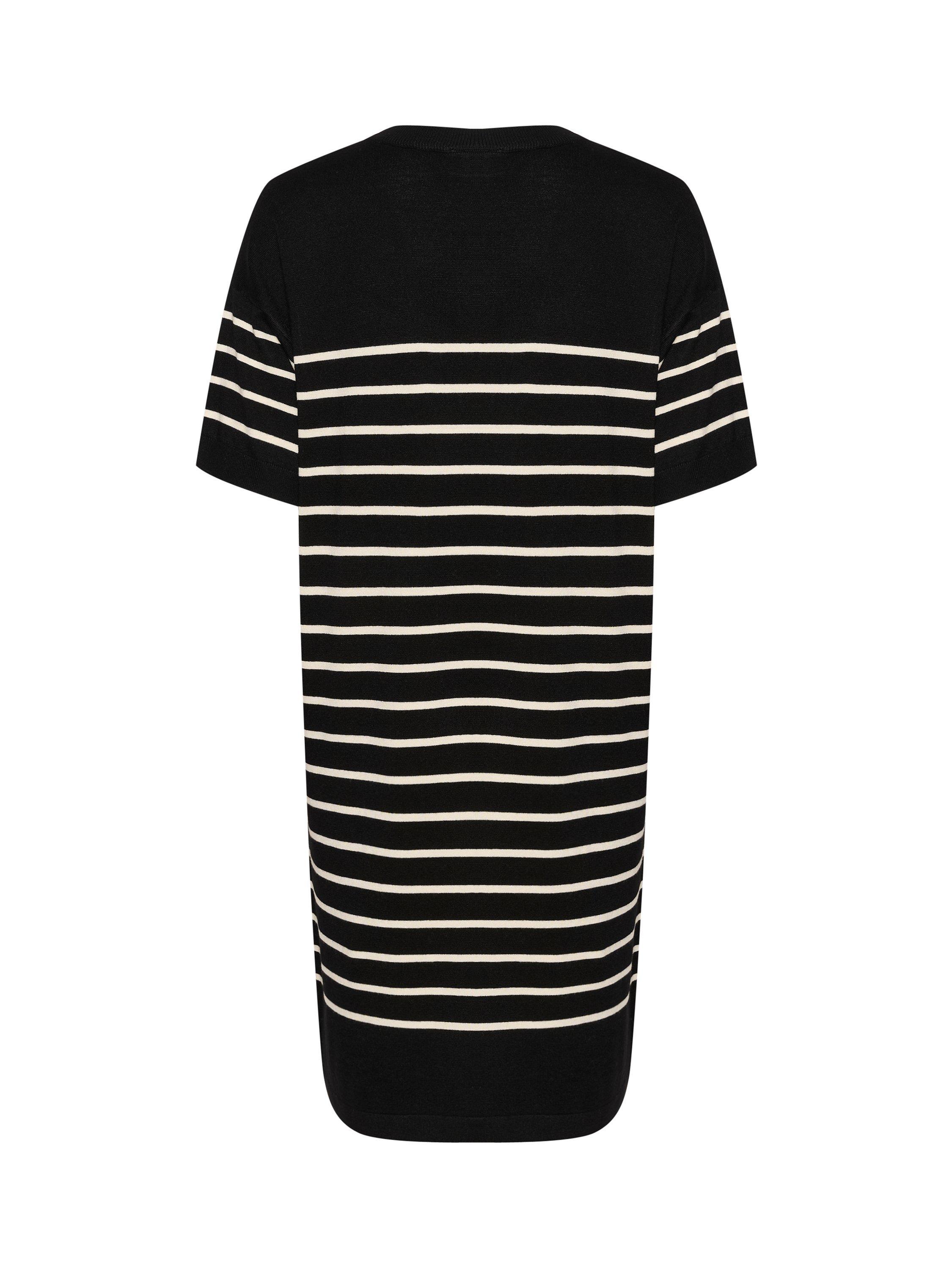 Product image 6 of 6, which shows KAFFE Lizza T-Shirt Dress, Turtledove Stripe, XS