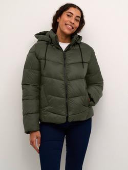 KAFFE Susanne Puffer Jacket, Forest Night, Forest Night