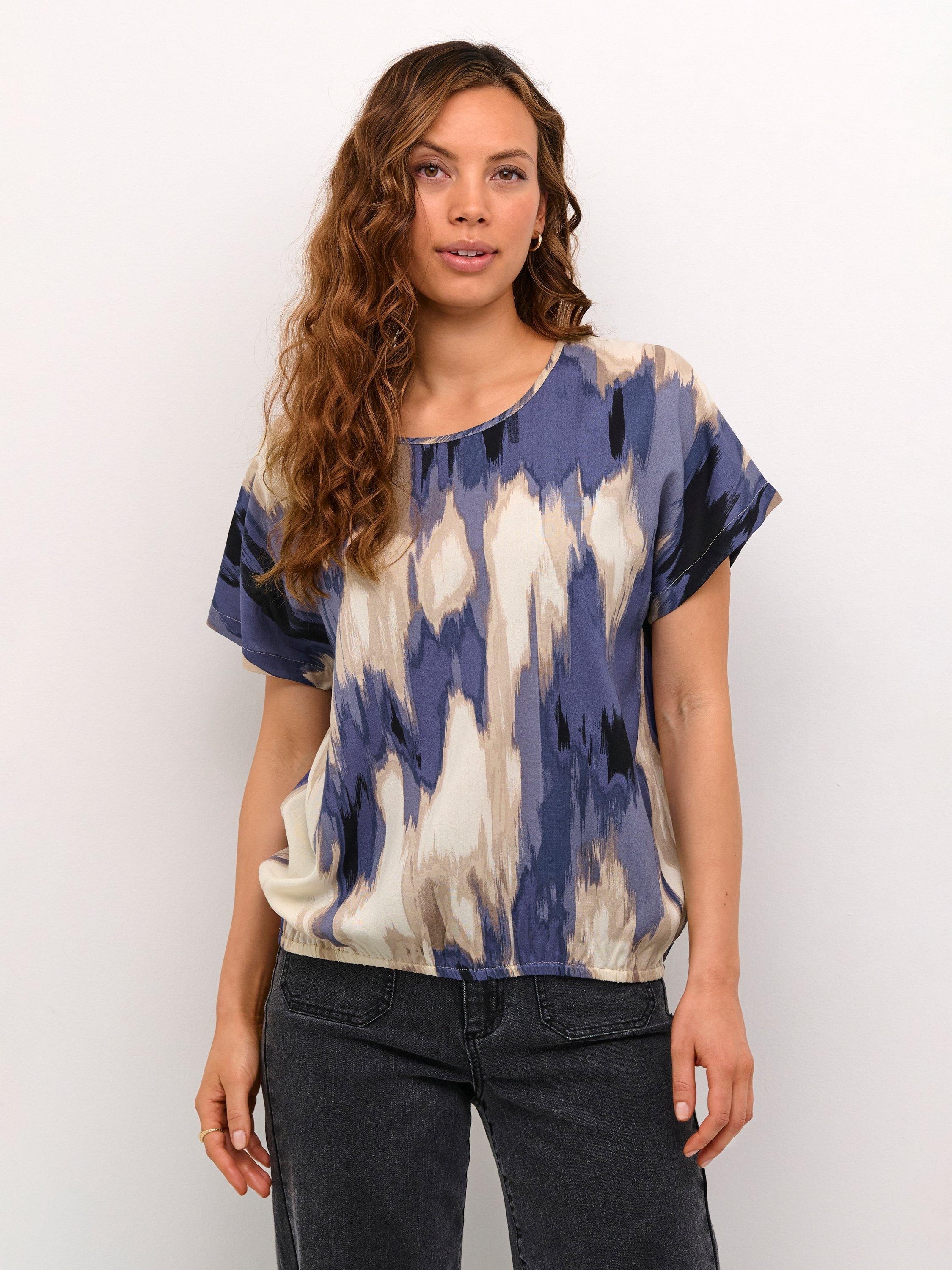 KAFFE Beathe Notch Neck Blouse