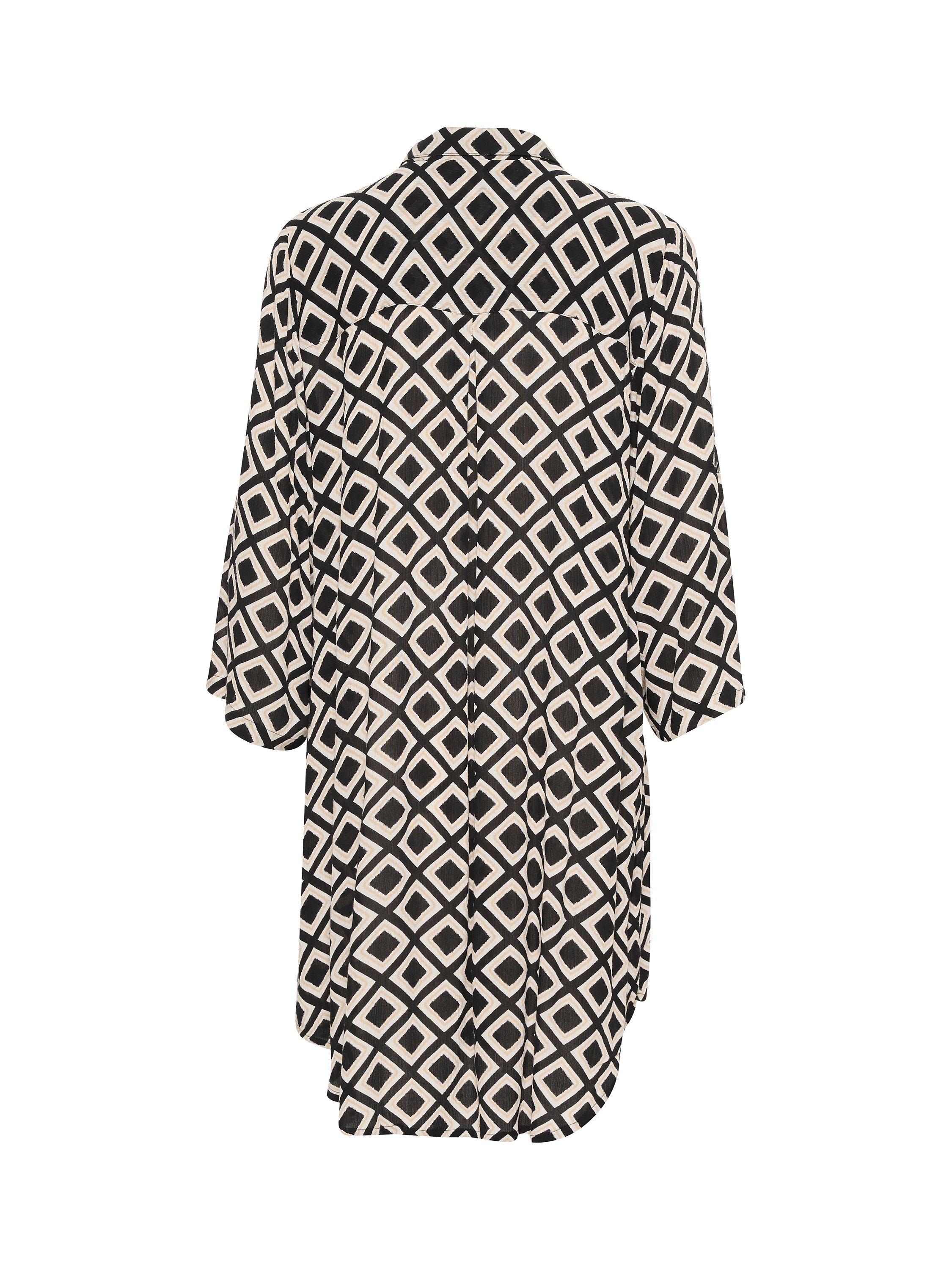 Product image 5 of 5, which shows KAFFE Jessi Amber Shirt, Black/Multi, 8