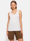 Jigsaw Linen Scoop Neck Vest Top