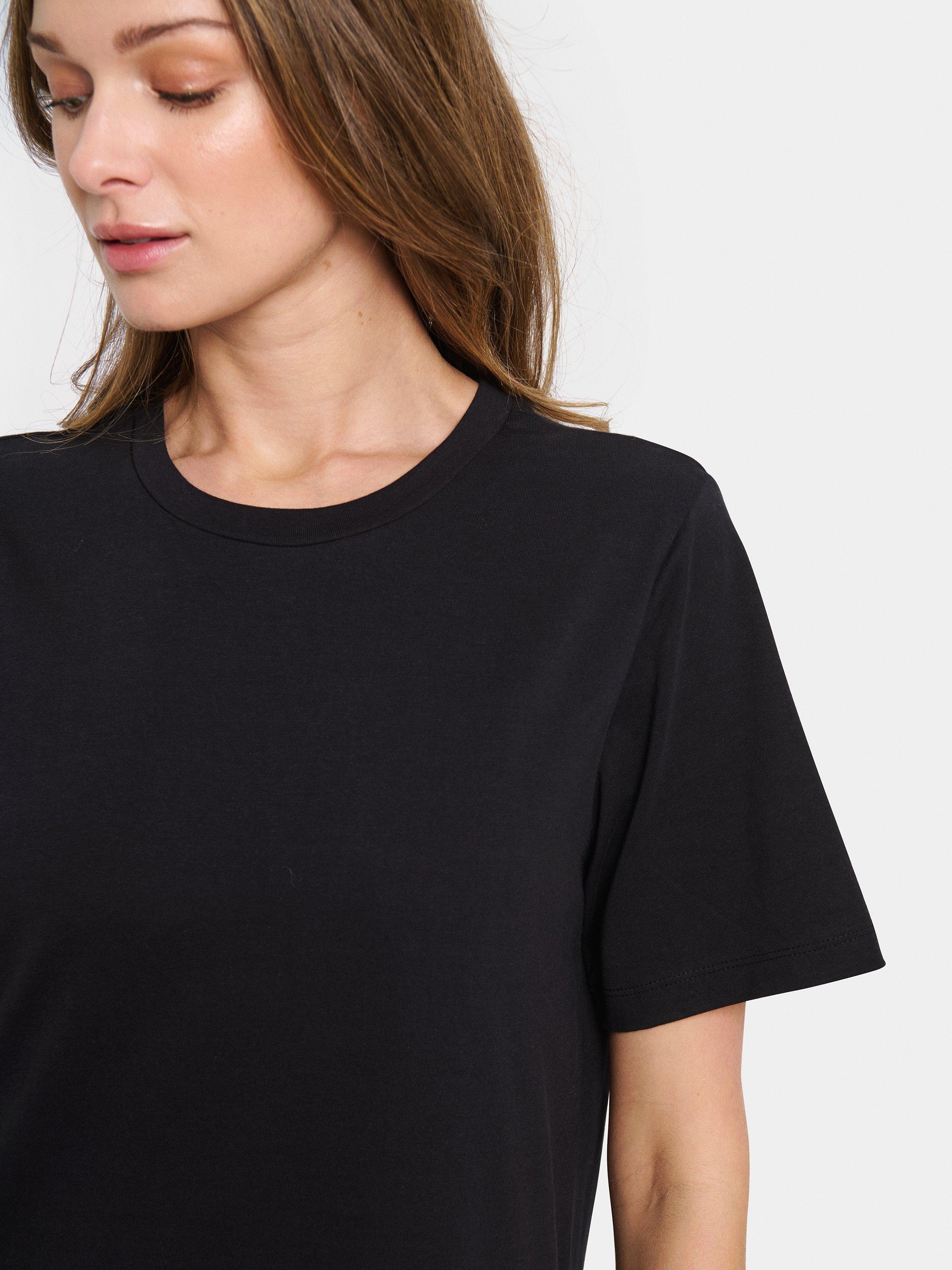 Product image 3 of 5, which shows Saint Tropez Faria T-Shirt Dress, Black, XS