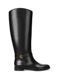 Lauren Ralph Lauren Brooke Leather Knee High Riding Boots, Black