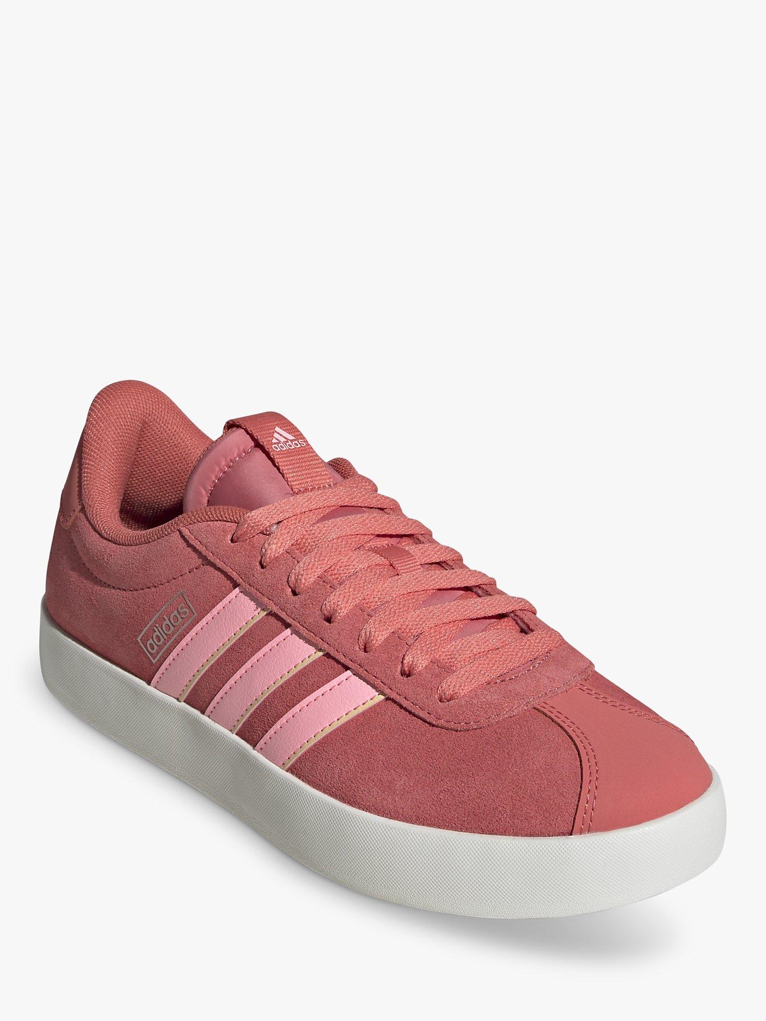 adidas VL Court 3.0 Suede Trainers Scarlet