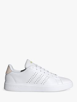 adidas Advantage 2.0 Trainers, White/Mauve