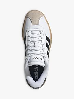 adidas Court Bold Contrast Toe Trainers, White/Black - view 2, White/Black