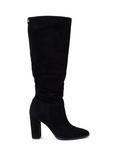 Lauren Ralph Lauren Artizan Suede Tall Chunky Heeled Boots, Black