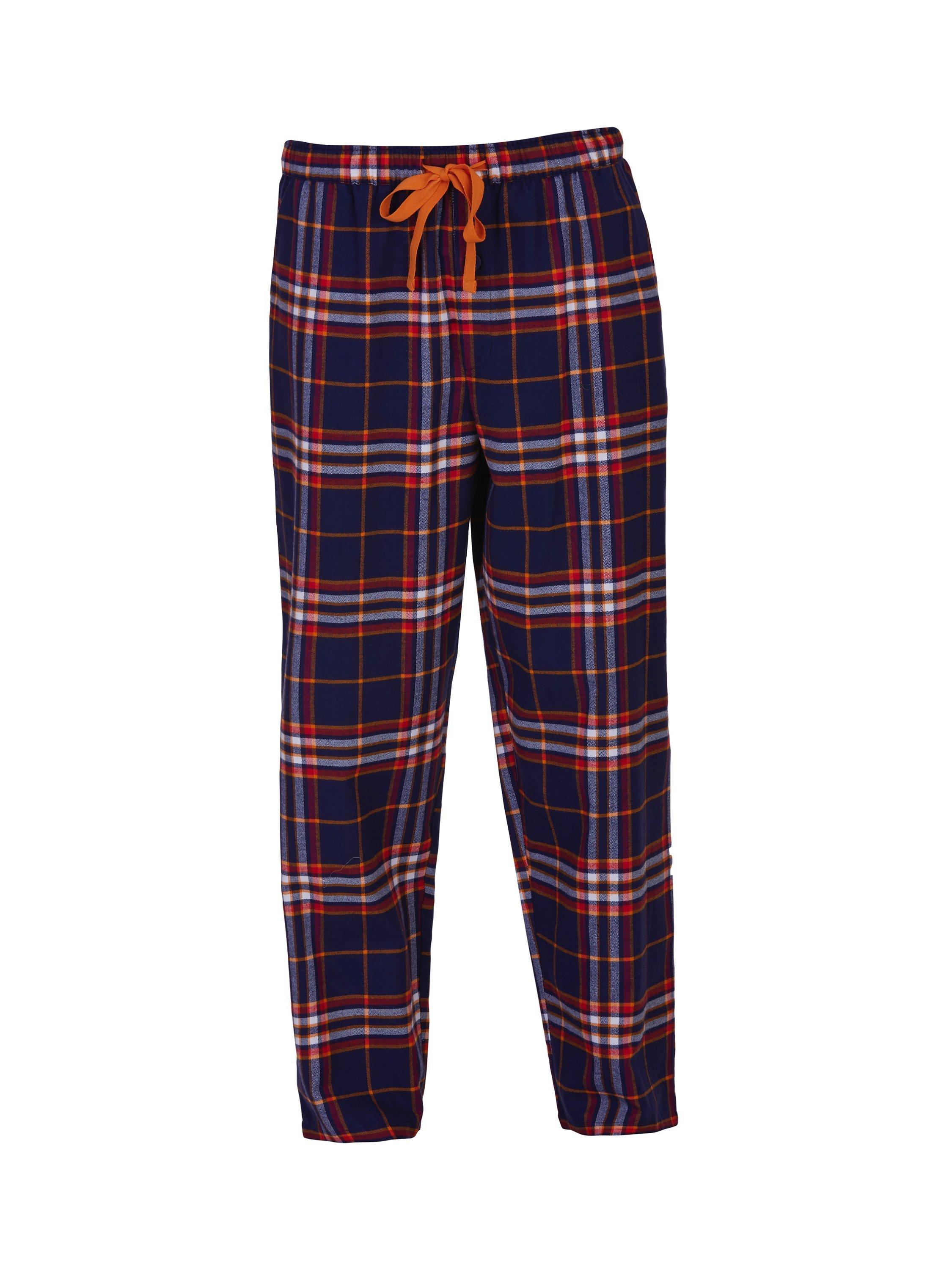 Product image 4 of 4, which shows Cyberjammies Taylor Check Pyjama Bottom, Navy, S