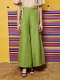 GHOSPELL Gwen Wide Leg Trousers, Green