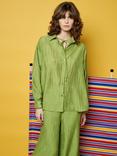 GHOSPELL Gwen Oversized Shirt, Green