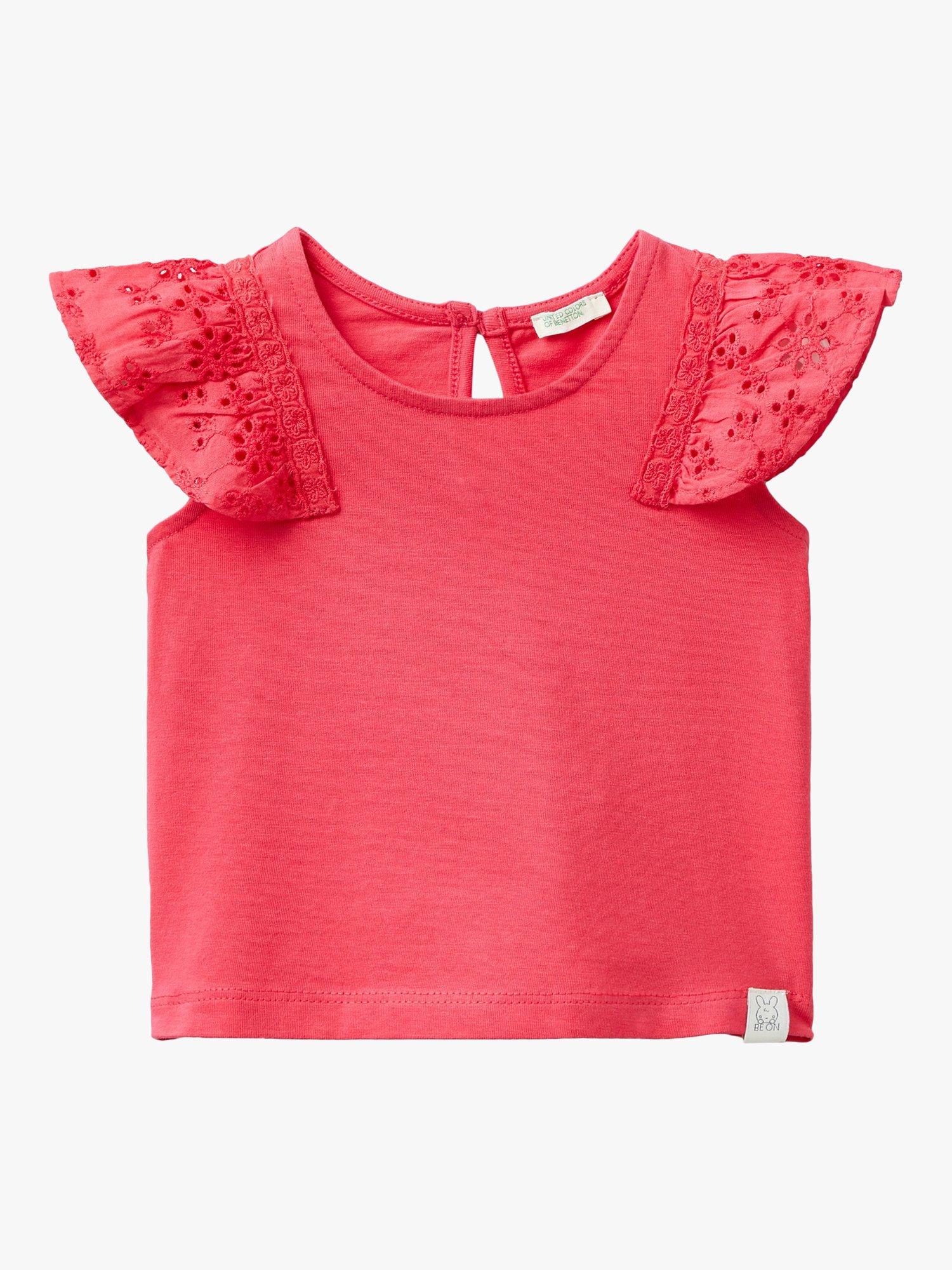 Benetton Baby Broderie Detail Top