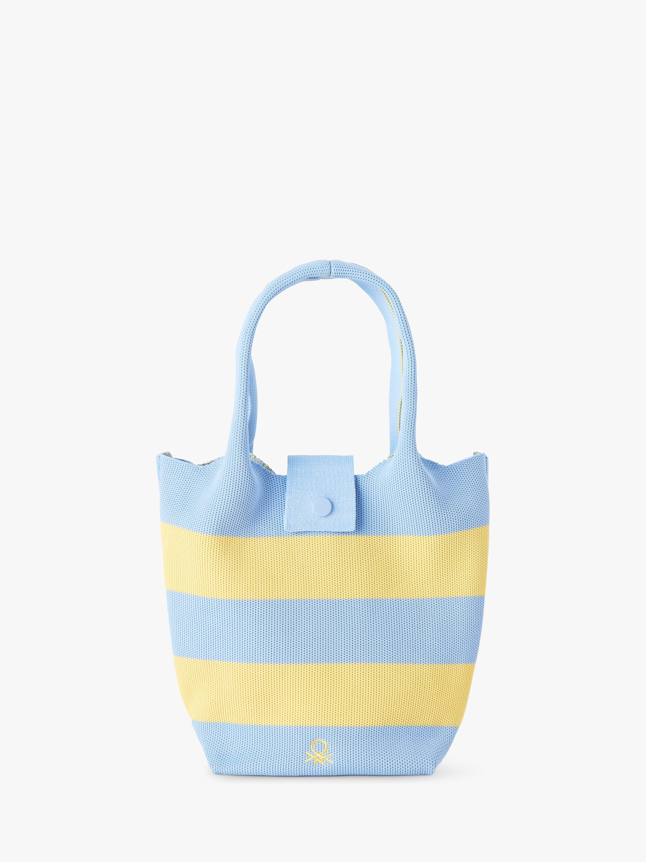 Benetton Kids' Stripe Knit Tote Bag