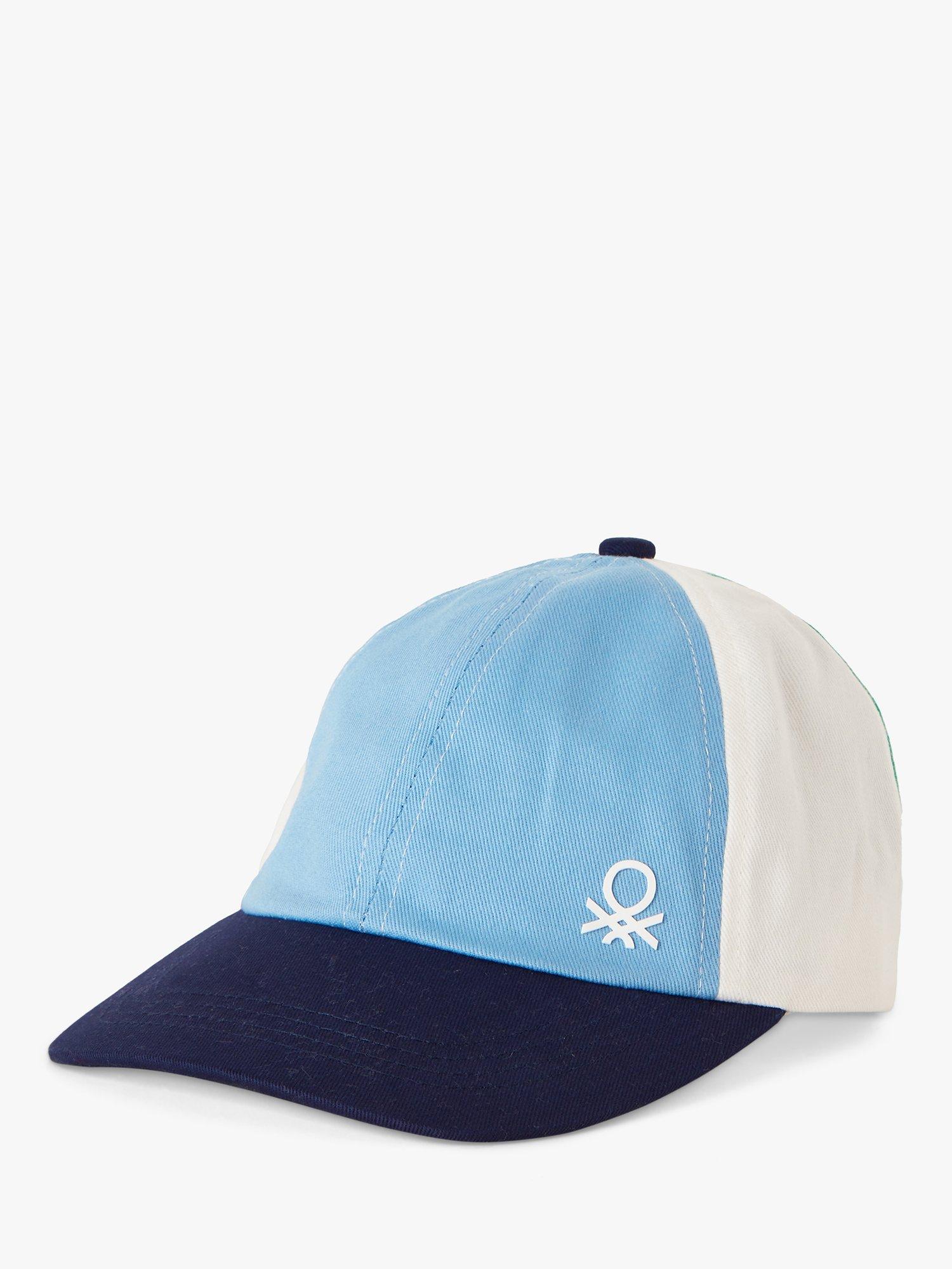 Benetton Kids' Logo Baseball Cap, Blue/Multi