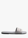 Havaianas Malta Metallic Slider Sandals, Ice Grey