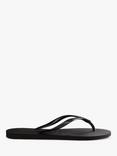 Havaianas Slim Flip Flops, Black