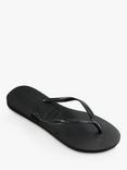 Havaianas Slim Flip Flops, Black