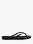 Havaianas Slim Metallic Logo Flip Flops