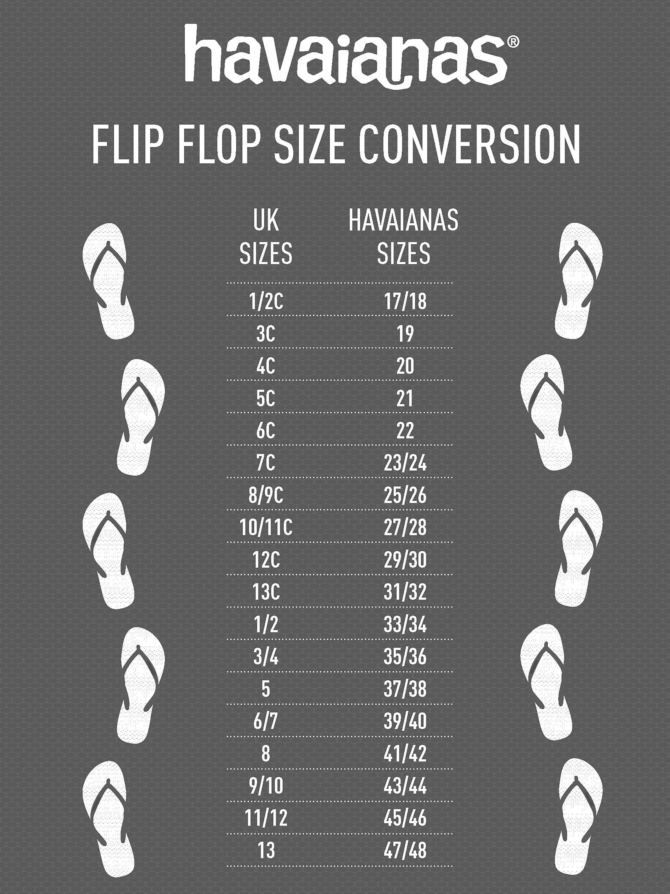 Product image 6 of 6, which shows Havaianas Slim Metallic Logo Flip Flops, Rose Gold/Silver, 3/4