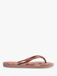 Havaianas Slim Organic Floral Flip Flops, Blush/Multi