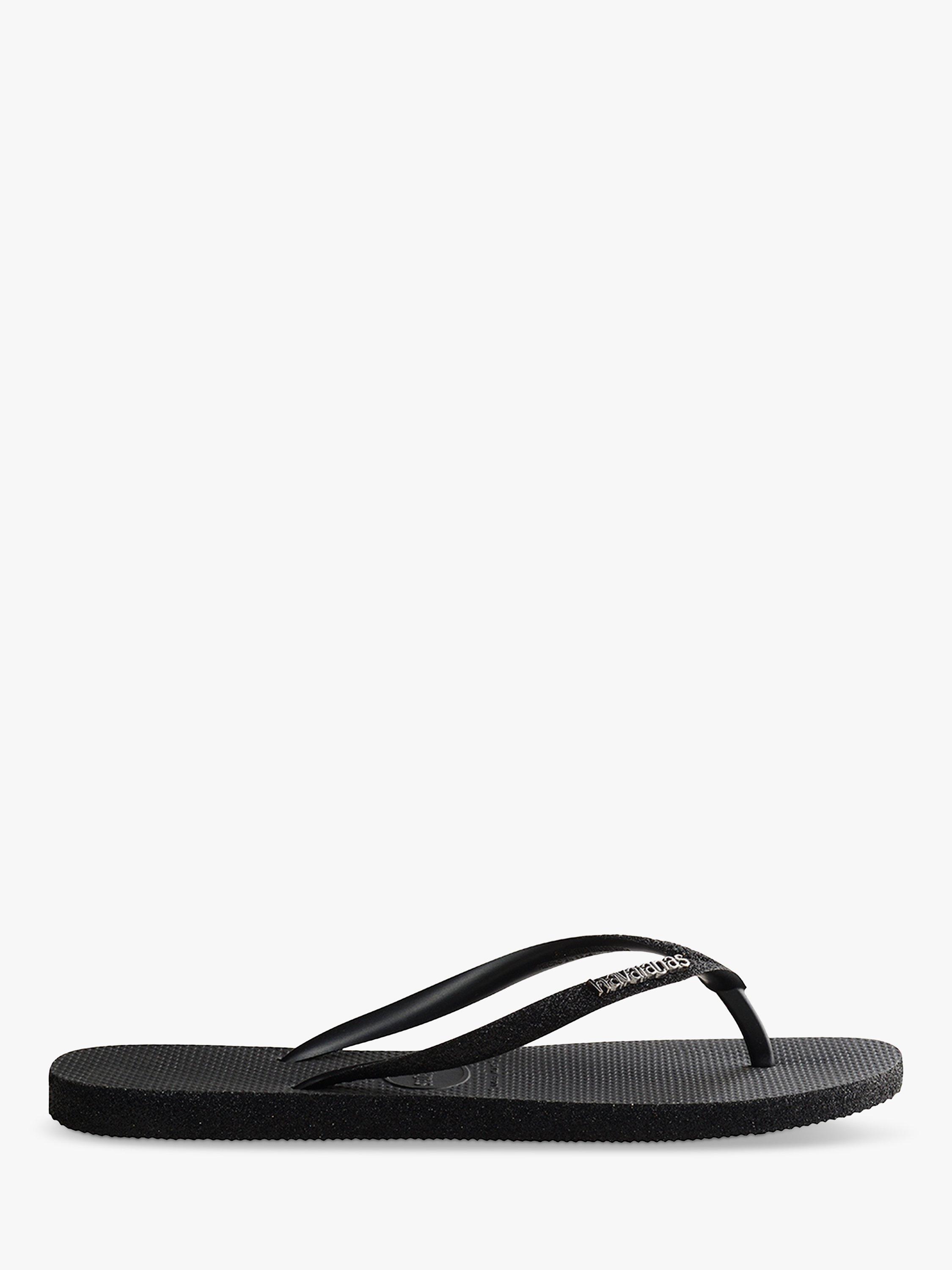 Havaianas Slim Flip Flops, Black, S