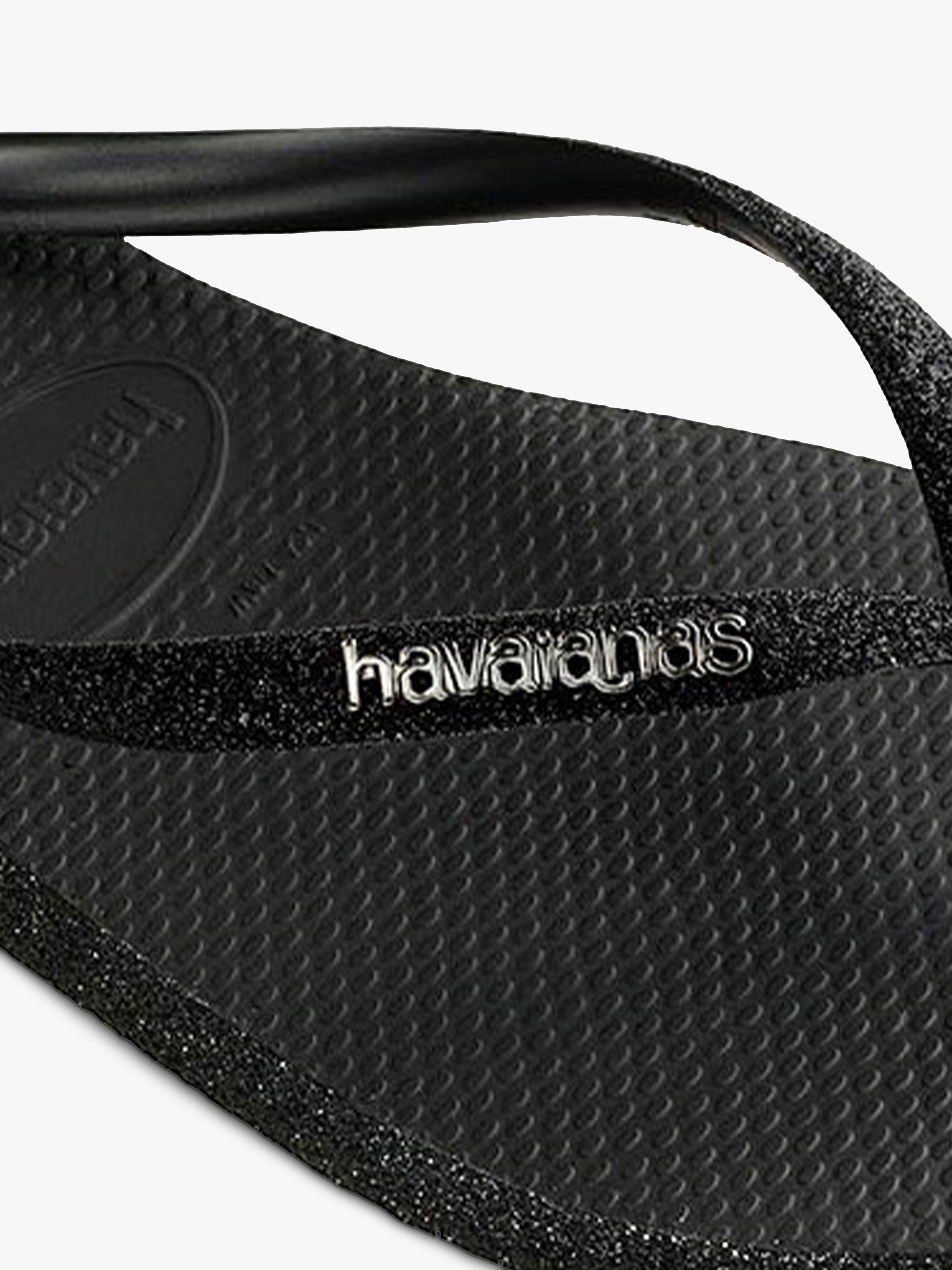 Havaianas Slim Flip Flops, Black, S