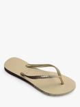 Havaianas Slim Flip Flops, Sand Grey