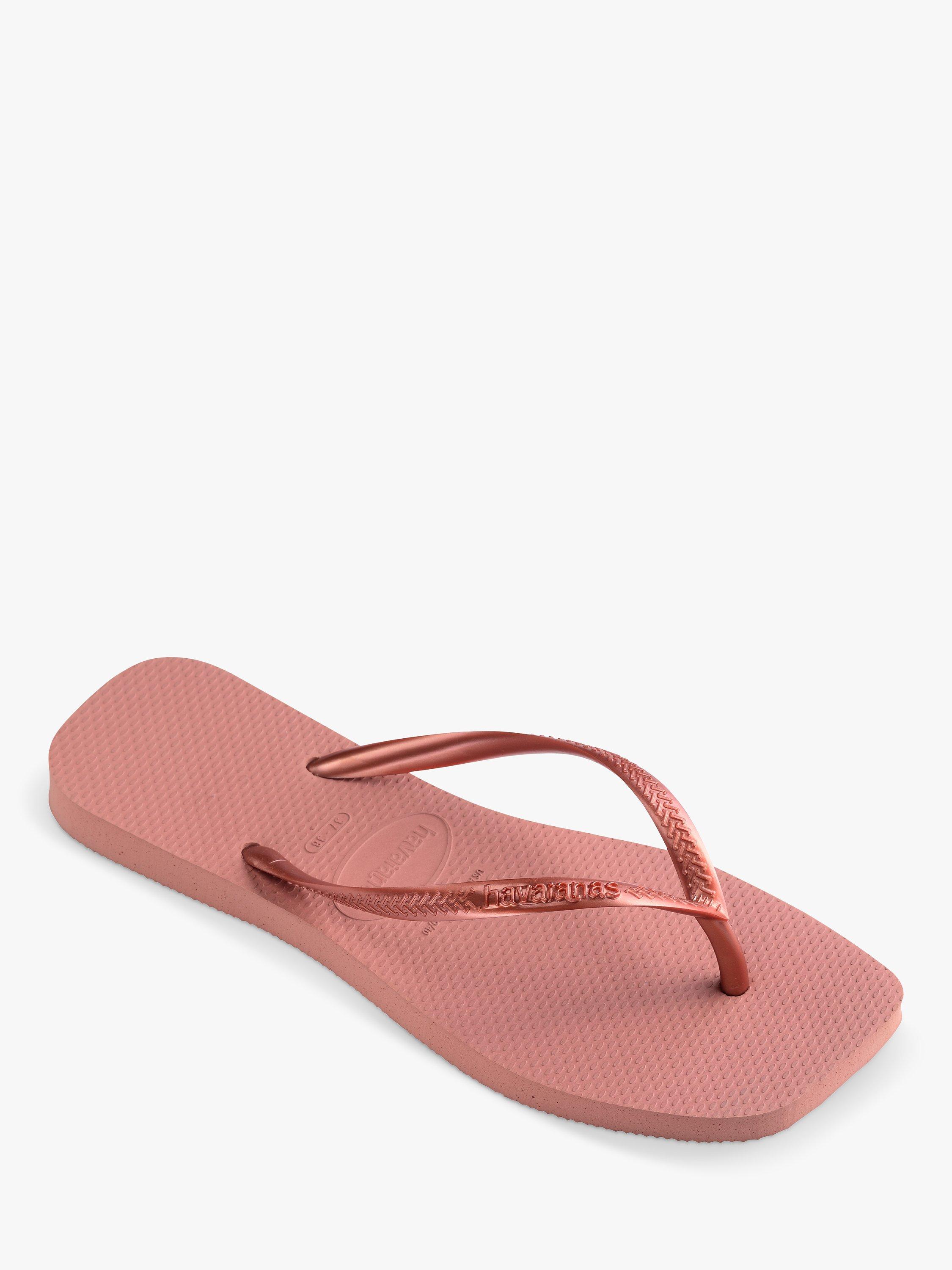 Havaianas Square Toe Flip Flops, Crocus Rose, S