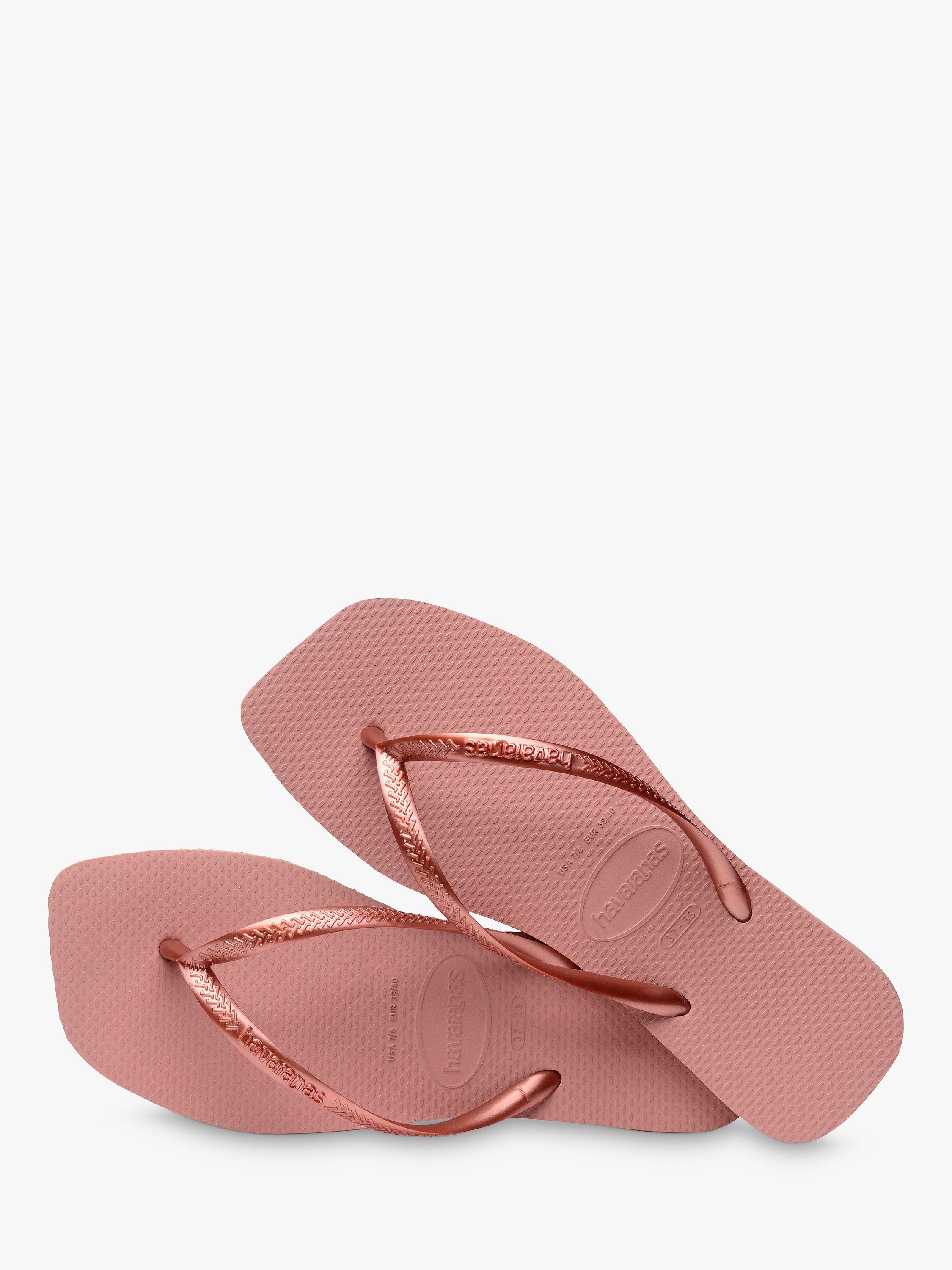 Havaianas Square Toe Flip Flops, Crocus Rose, S