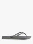 Havaianas Slim Flip Flops, Steel Grey