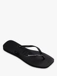 Havaianas Square Toe Metallic Logo Flip Flops