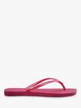 Havaianas Square Toe Flip Flops, Pink Flux