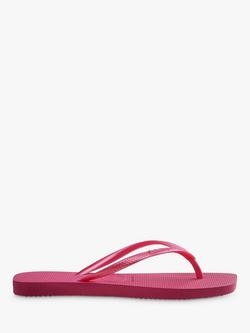 Havaianas Square Toe Flip Flops, Pink Flux