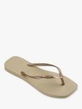 Havaianas Square Toe Flip Flops, Grey