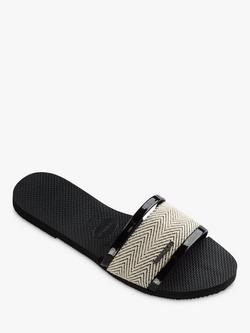 Havaianas Trancoso Slider Sandals - view 2, Black