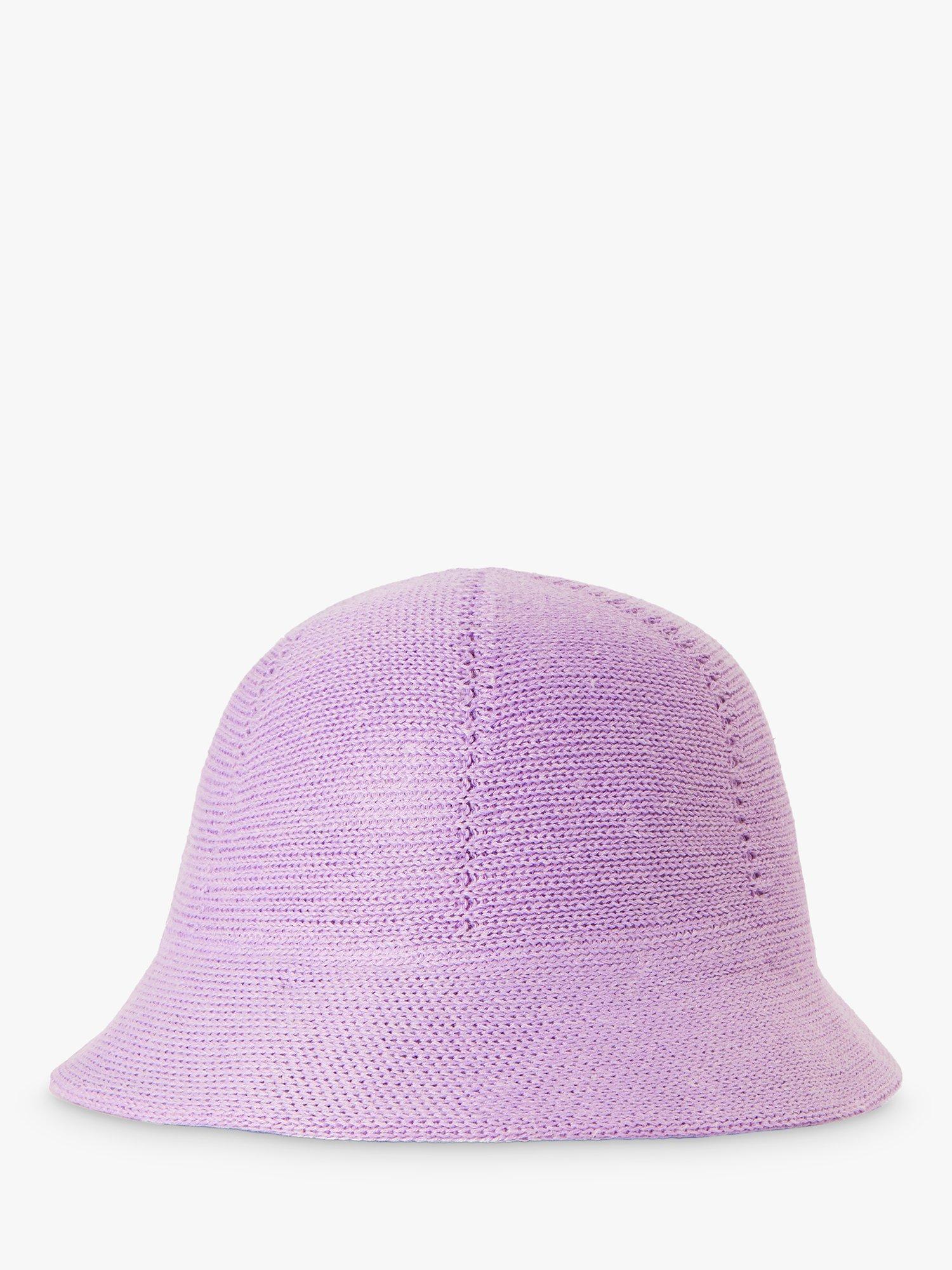 Benetton Kids' Knit Cloche Hat, Mauve