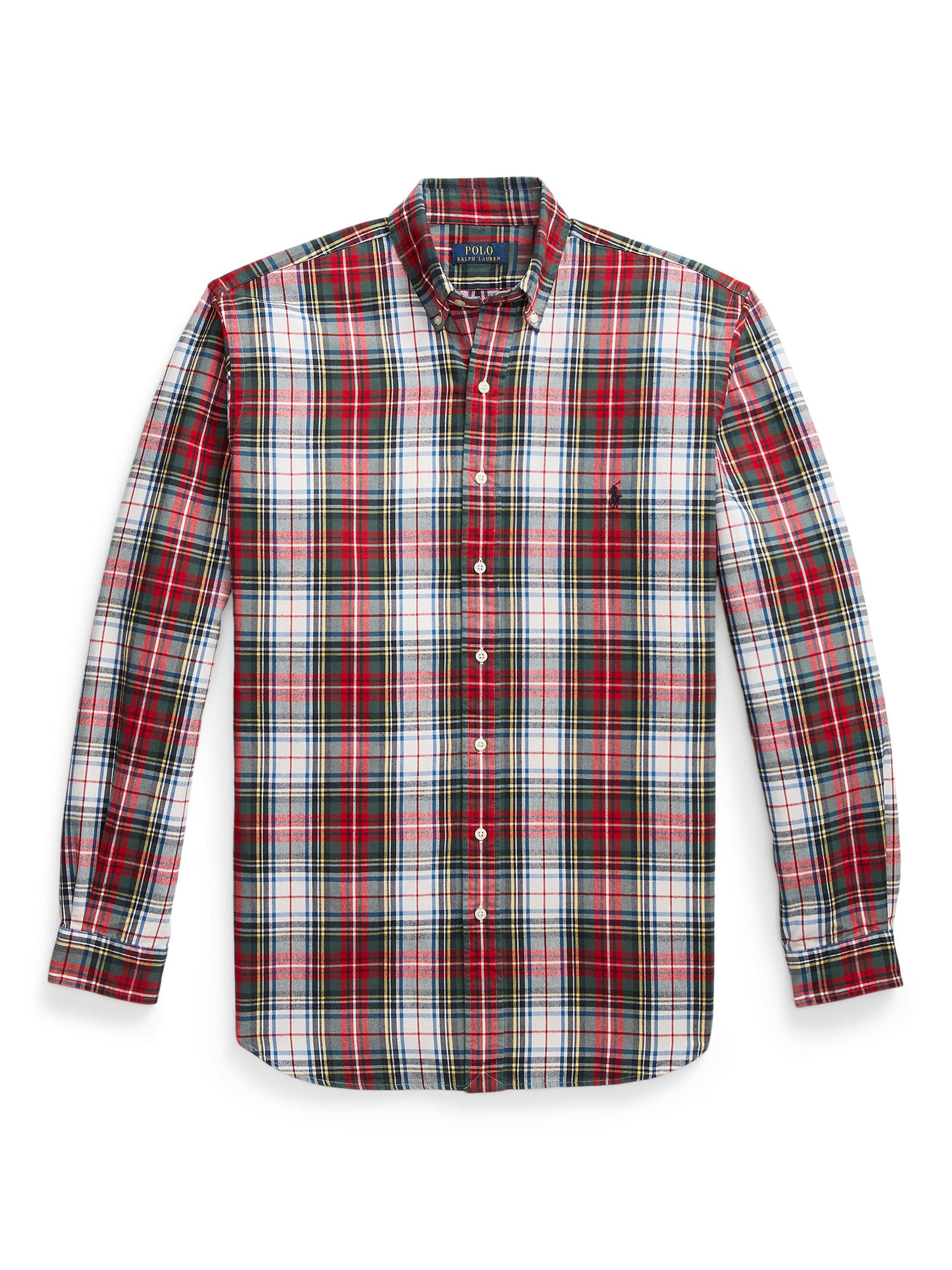 Polo Ralph Lauren Check Oxford Shirt, Red/Multi