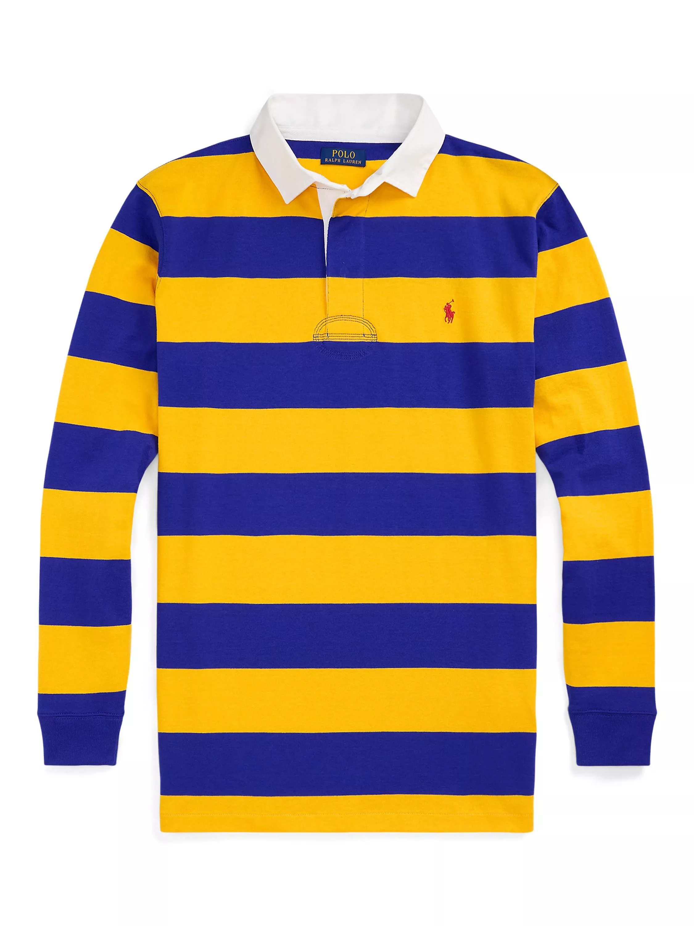 Polo Ralph Lauren Big Tall Rugby Shirt Yellow Azure