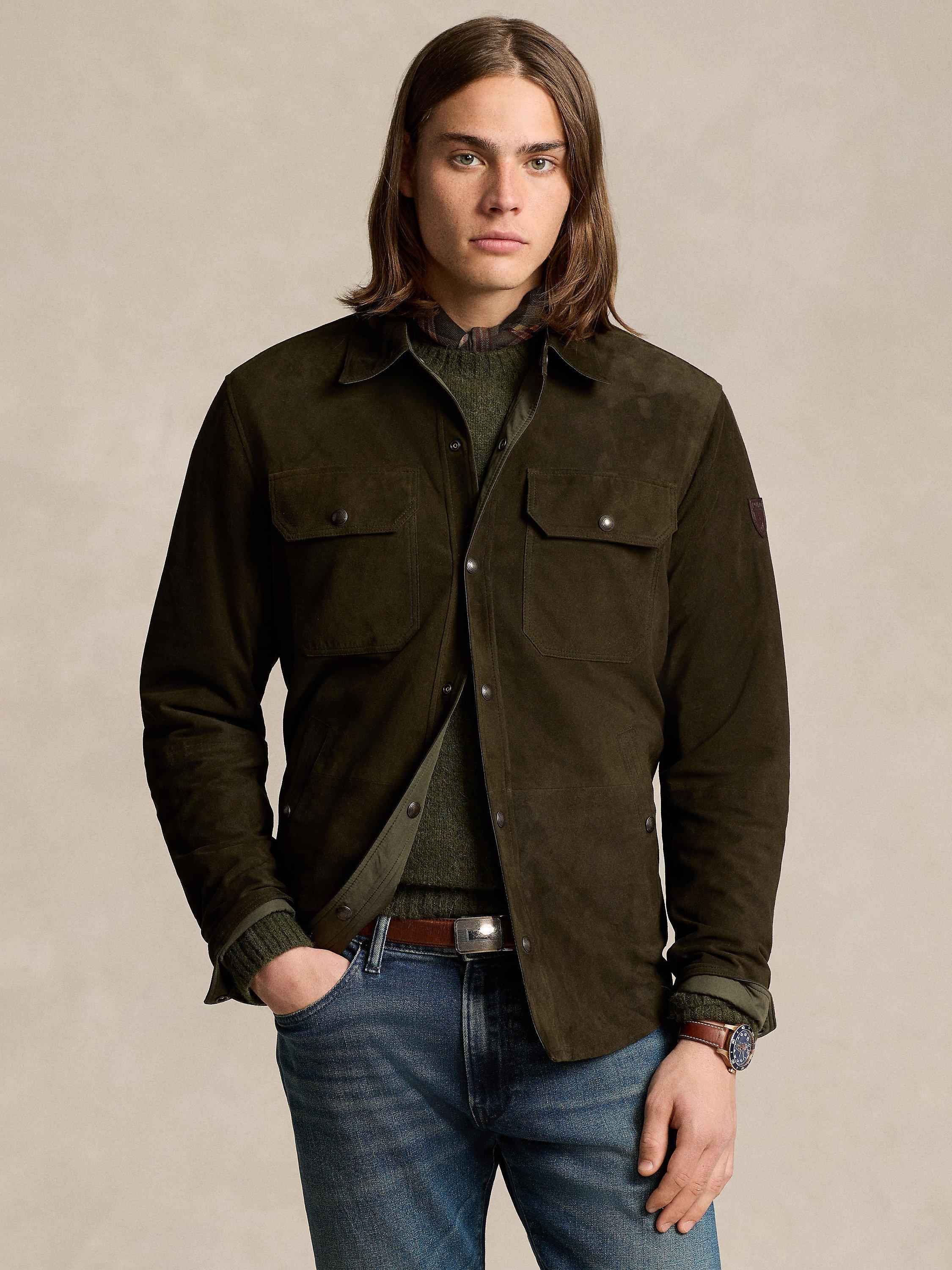 Ralph lauren polo suede jacket store