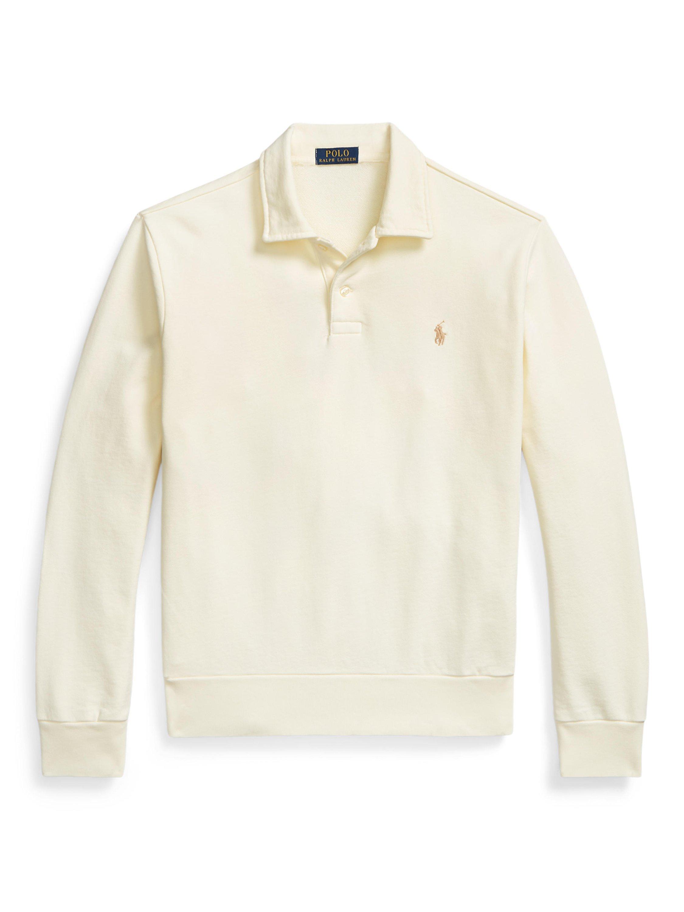 Polo Ralph Lauren Loopback Cotton Sweatshirt, Clubhouse Cream