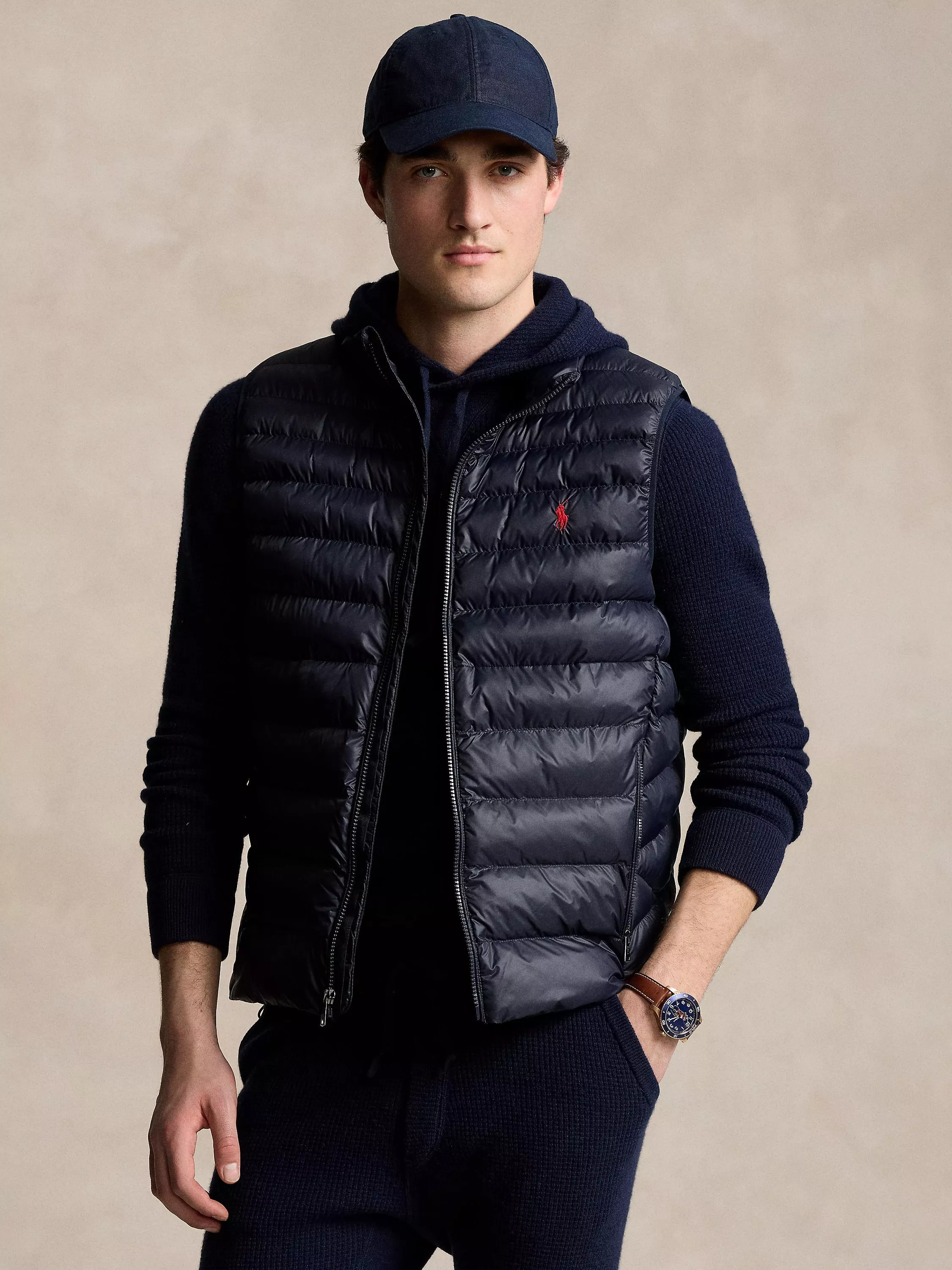 Polo gilet mens best sale