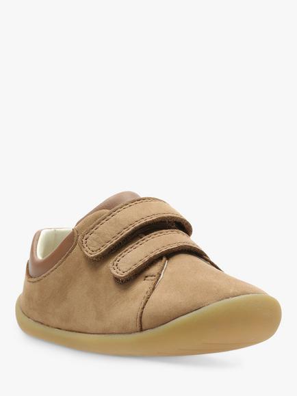 Clarks Baby's Roamer Craft Trainers, Tan - view 2, Tan