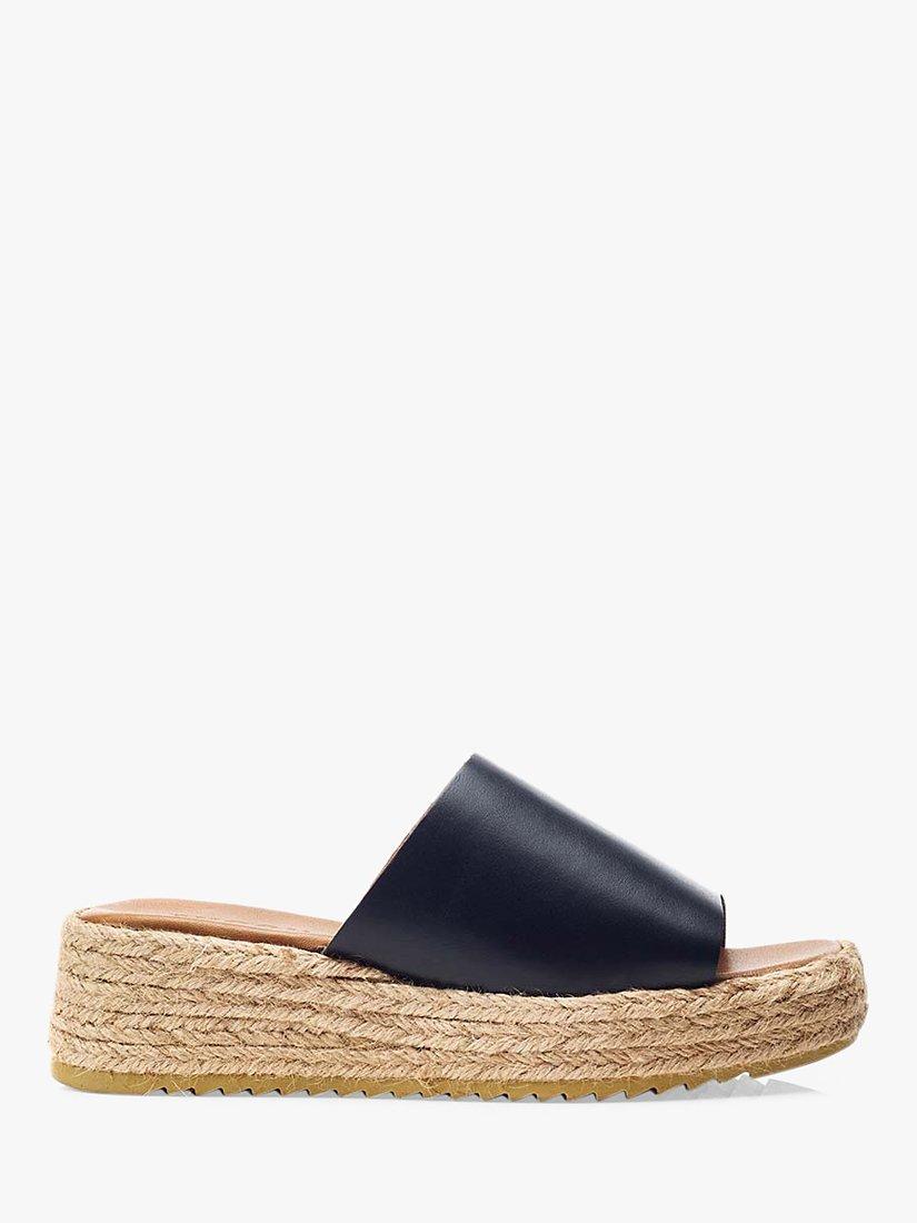 Moda in Pelle Astrid Leather Sandals, Black