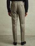 Reiss Halgas Linen Trousers, Light Sage Green