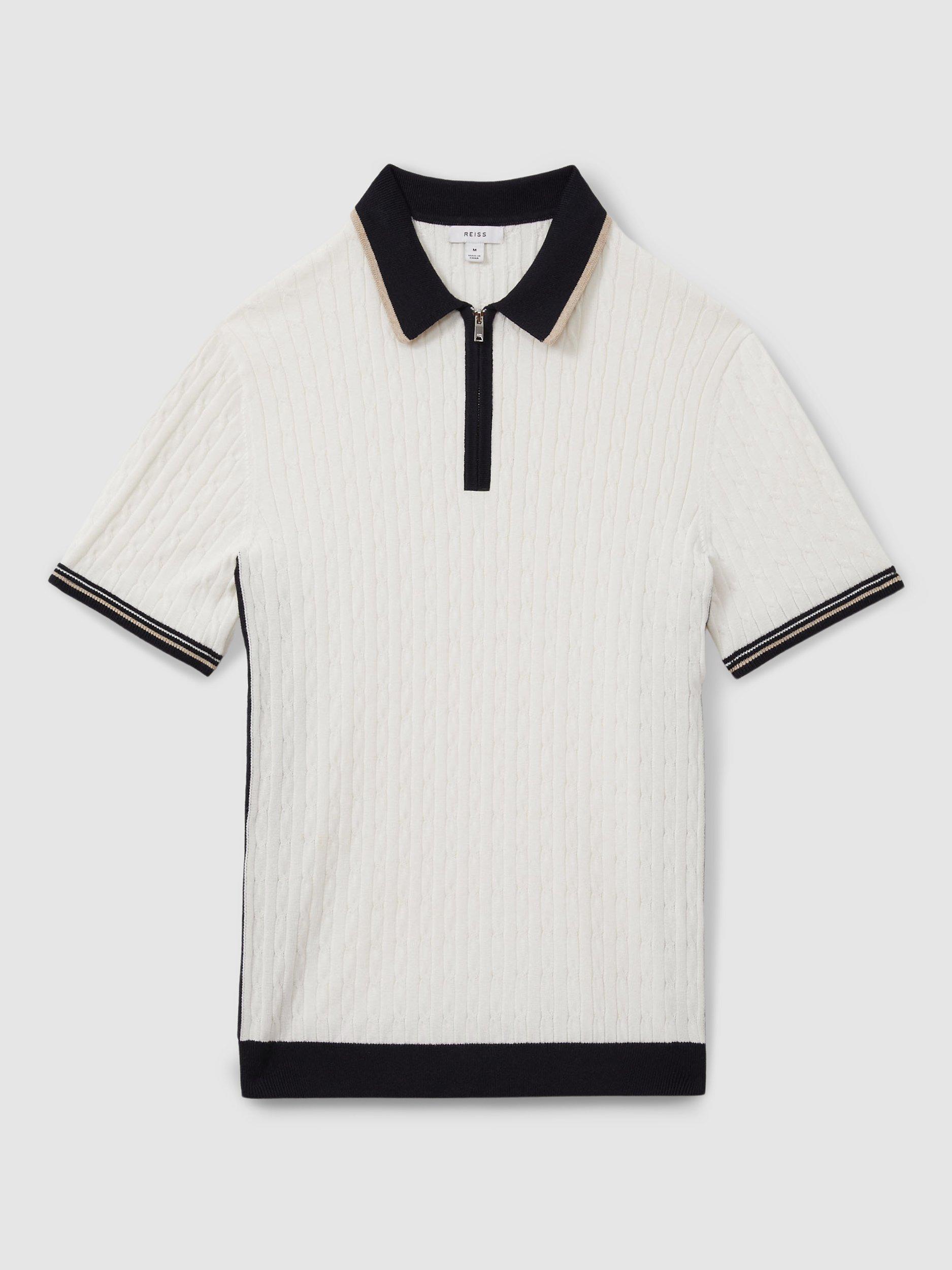 Reiss white polo sales