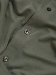 Reiss Bobby Long Sleeve Shirt, Green Smoke