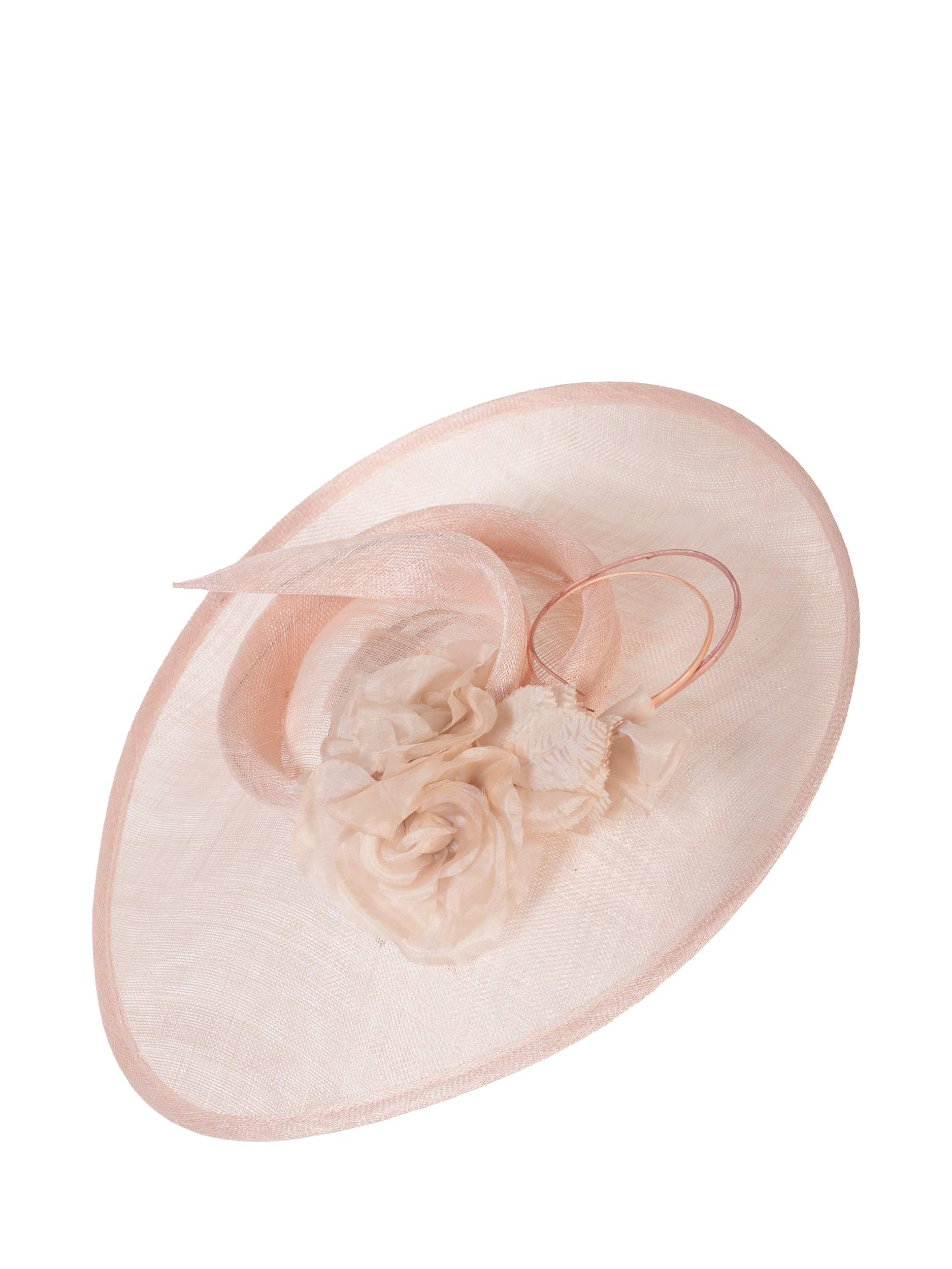 Product image 5 of 6, which shows chesca Feather Roses Circle Hatinator, Pink Champagne