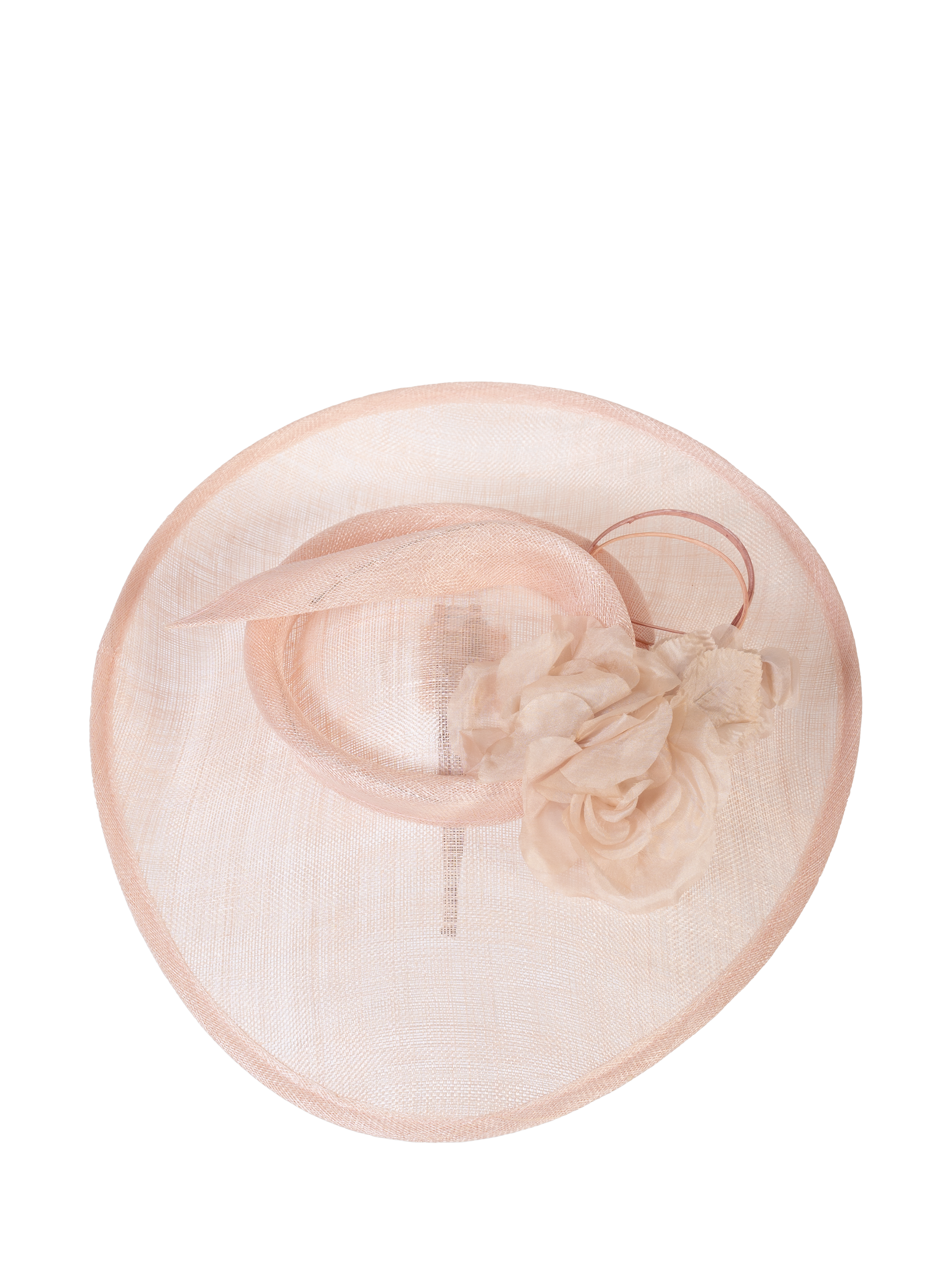 Product image 6 of 6, which shows chesca Feather Roses Circle Hatinator, Pink Champagne