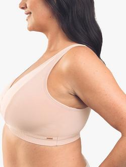 Royce Mia Non-Padded Organic Cotton Wirefree Bra - view 2, Blush