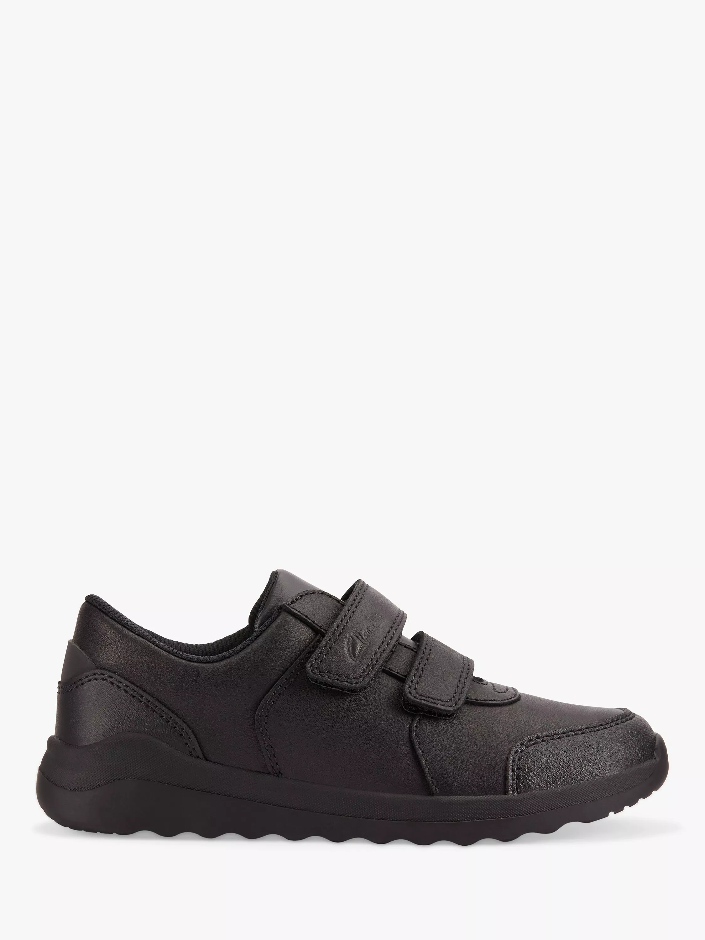 Clarks Kids Daze Step 2 Leather School Shoes Black